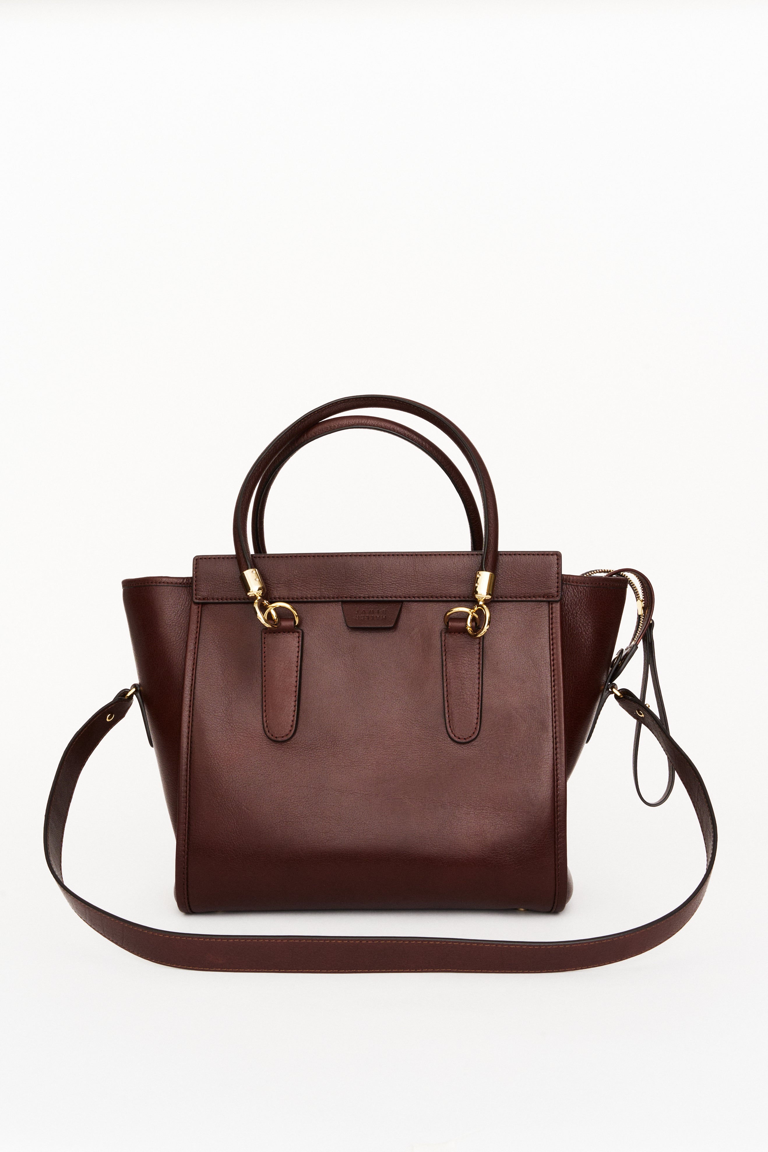 The Trap Tote in Oxblood