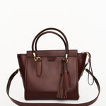 The Fringe Tie in Oxblood