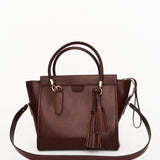 The Fringe Tie in Oxblood