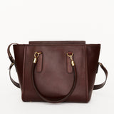 The Trap Tote in Oxblood