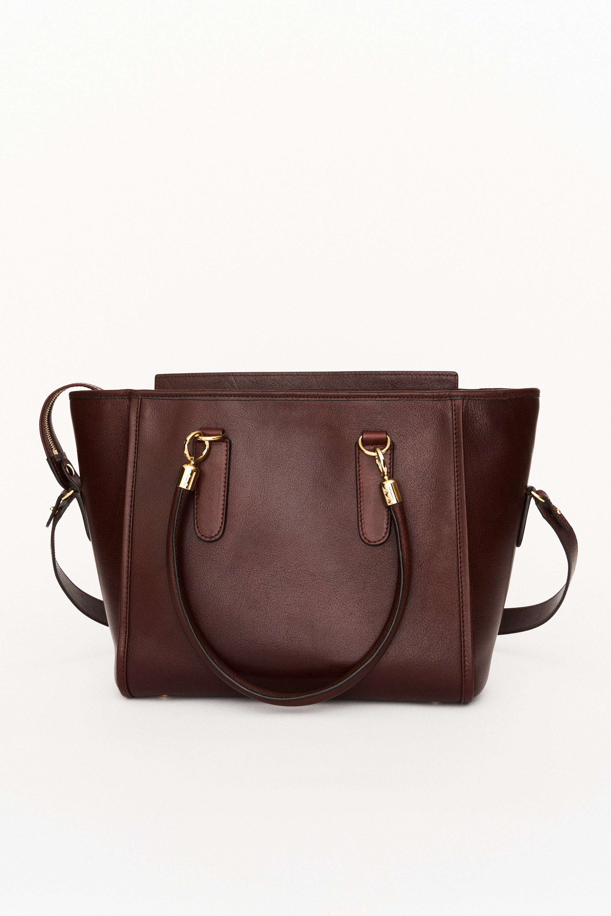 The Trap Tote in Oxblood