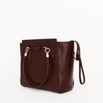 The Trap Tote in Oxblood