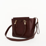 The Trap Tote in Oxblood