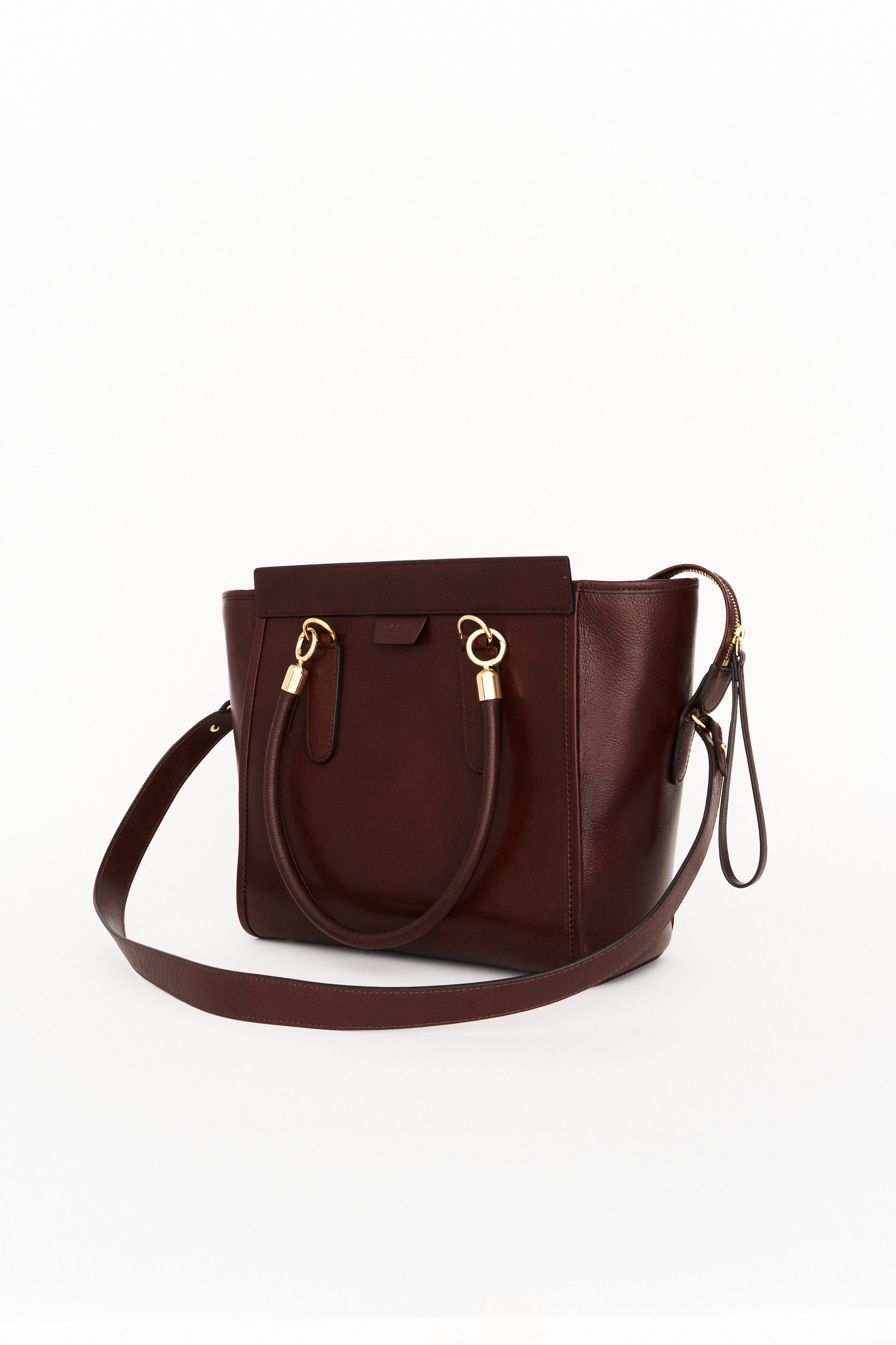 The Trap Tote in Oxblood