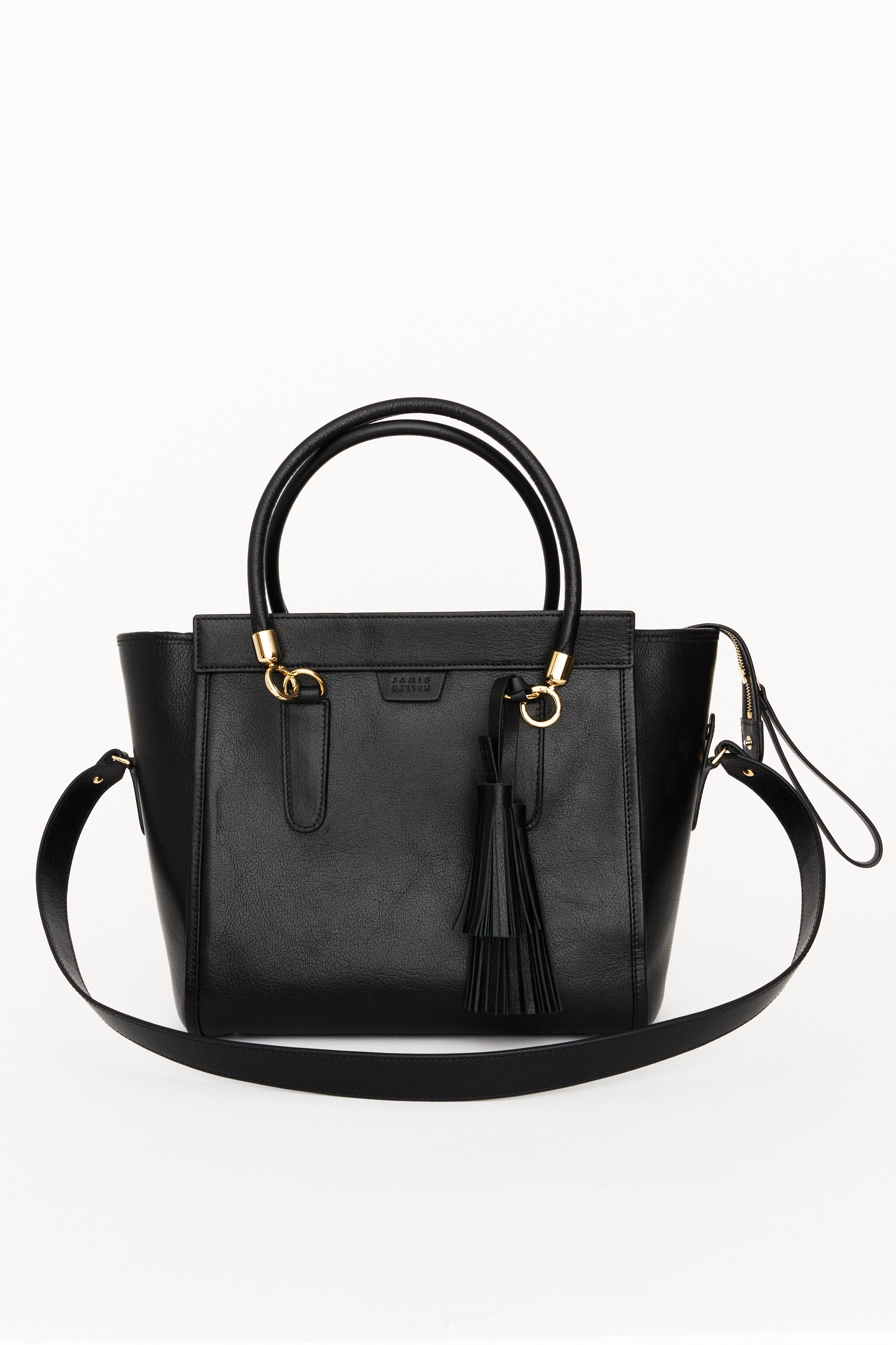 The Fringe Tie in Black