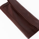 The Document Clutch in Oxblood