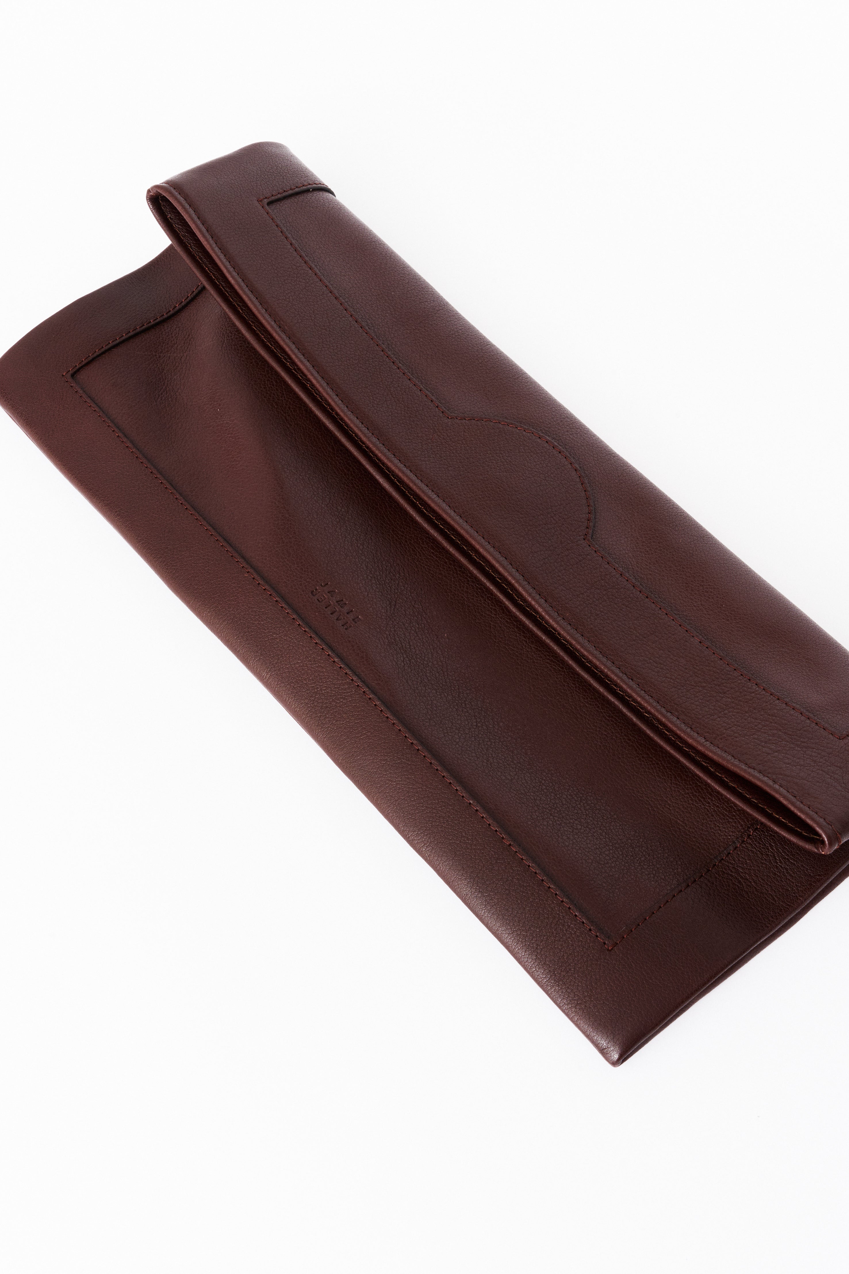 The Document Clutch in Oxblood