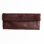 The Document Clutch in Oxblood