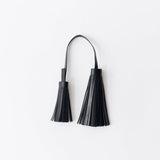 The Fringe Tie in Black