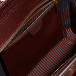 The Trap Tote in Oxblood