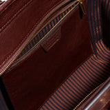 The Trap Tote in Oxblood