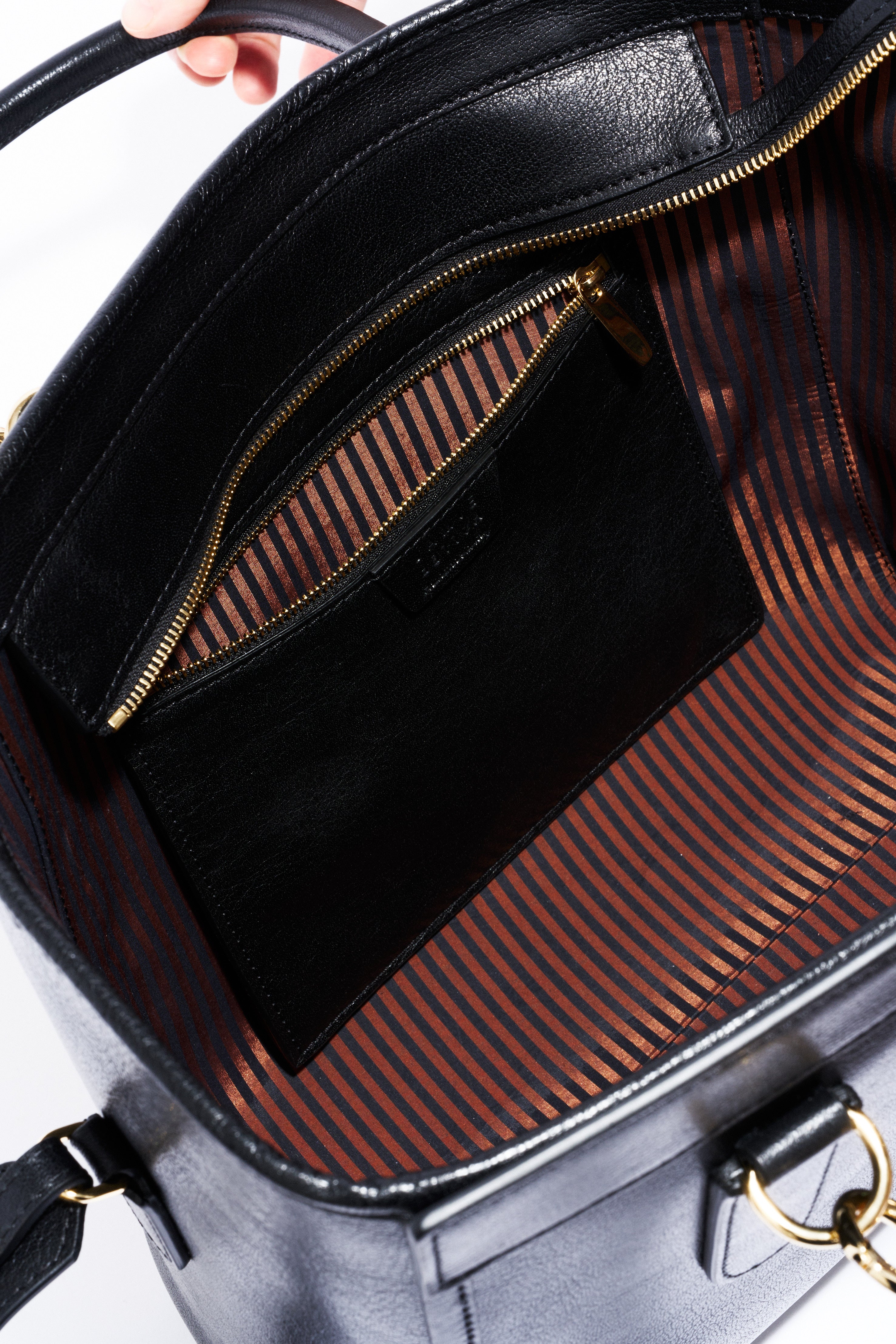 The Trap Tote in Black