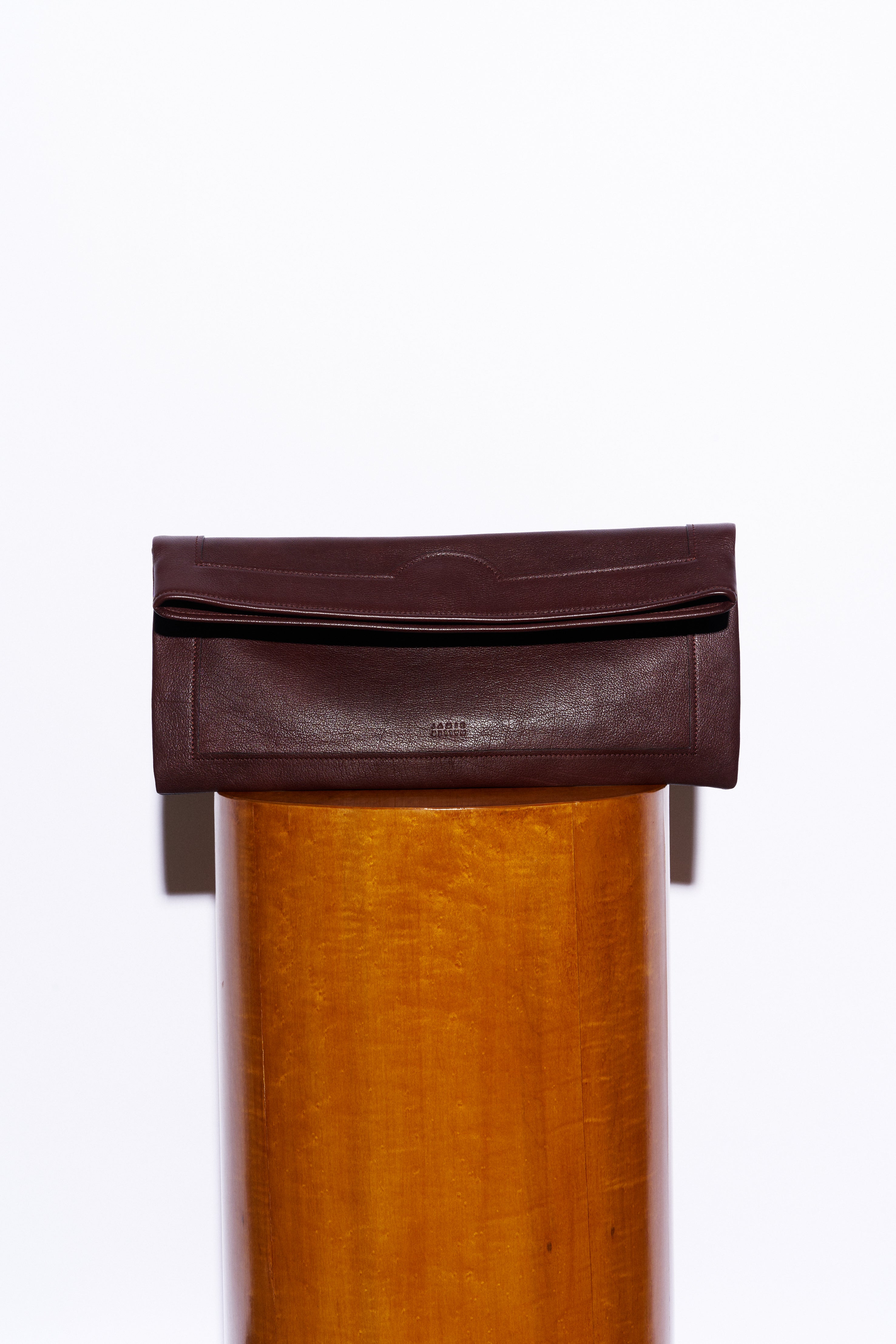 The Document Clutch in Oxblood