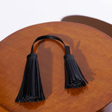 The Fringe Tie in Black
