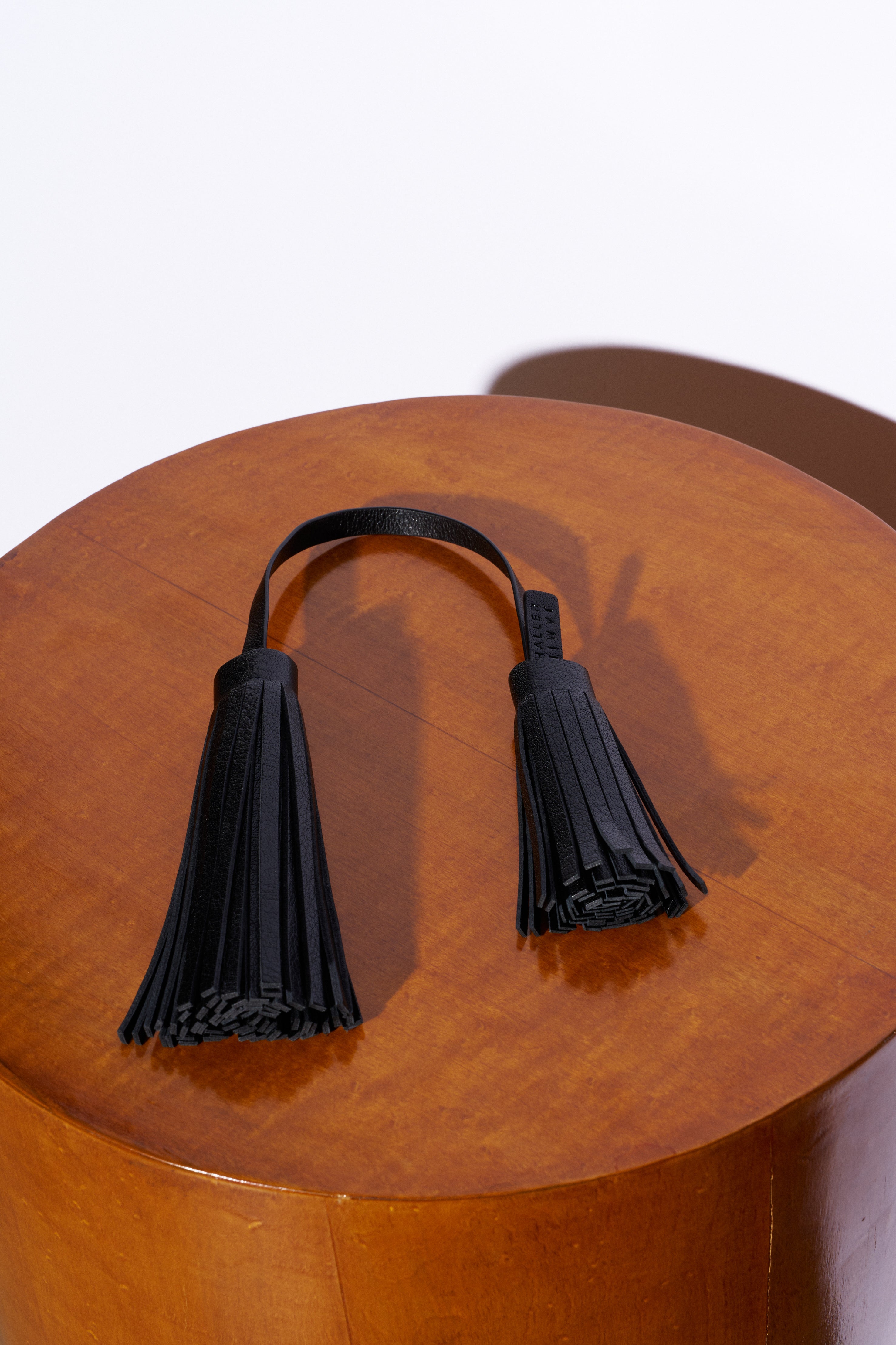 The Fringe Tie in Black