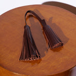 The Fringe Tie in Oxblood