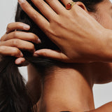 The Francis Oval Signet Ring in Carnelian