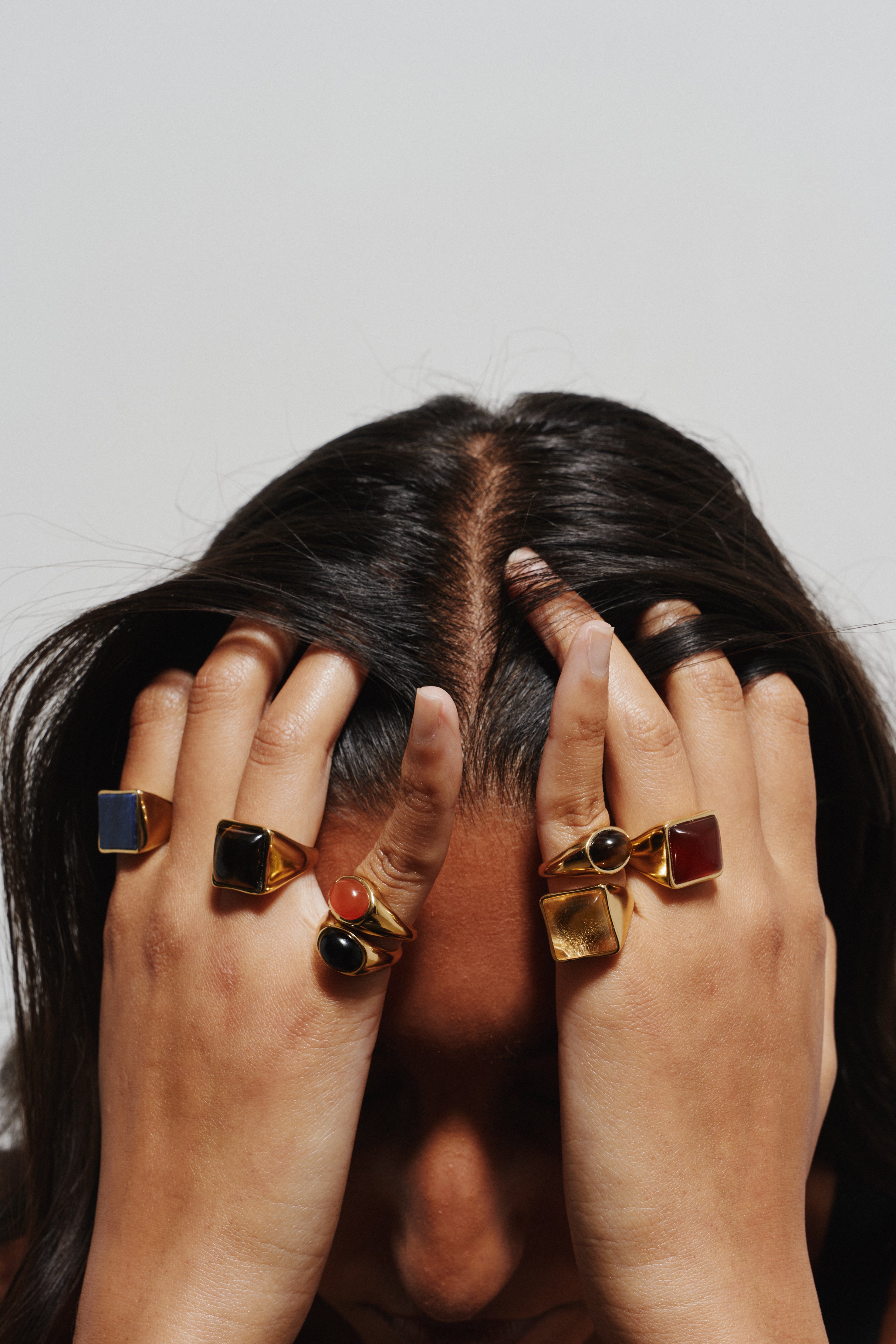 The Francis Oval Signet Ring in Tigers Eye