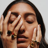 The Francis Oval Signet Ring in Carnelian