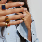 The Francis Oval Signet Ring in Carnelian