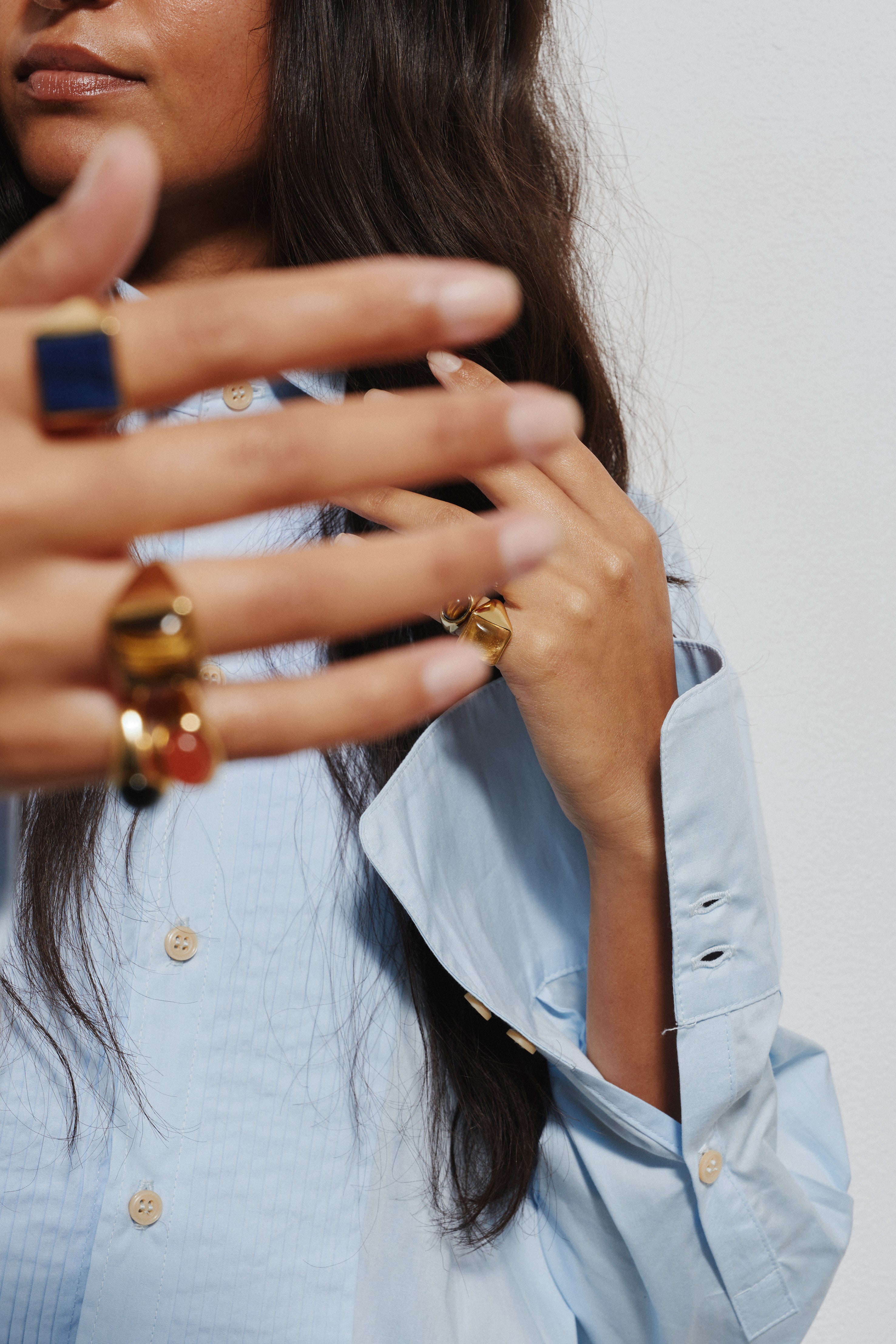 The Francis Oval Signet Ring in Carnelian