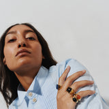 The Francis Oval Signet Ring in Carnelian