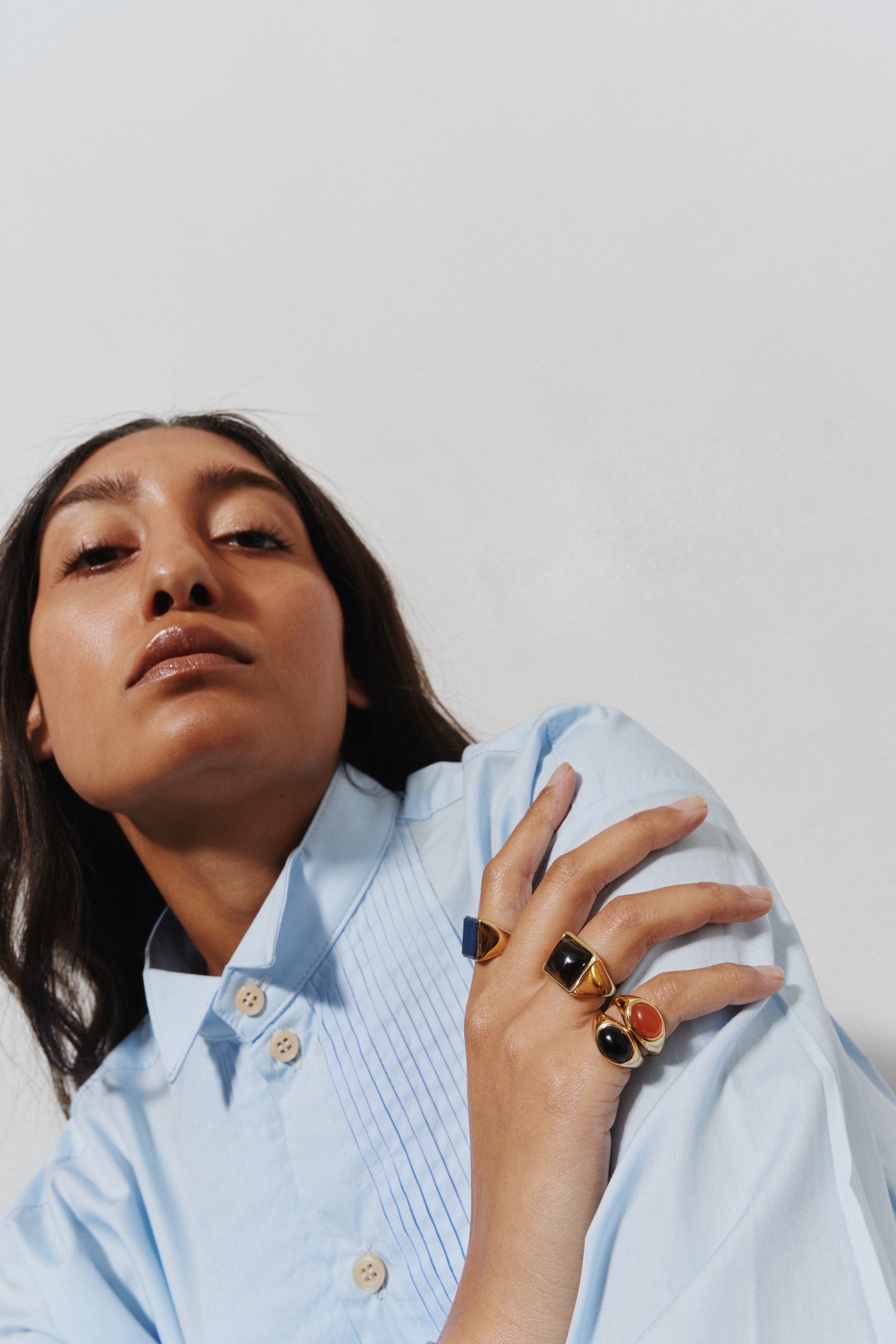 The Francis Oval Signet Ring in Carnelian