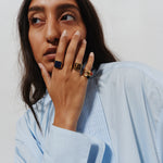 The Francis Oval Signet Ring in Carnelian