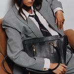 The Trap Tote in Black