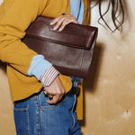 The Document Clutch in Oxblood