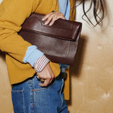 The Document Clutch in Oxblood