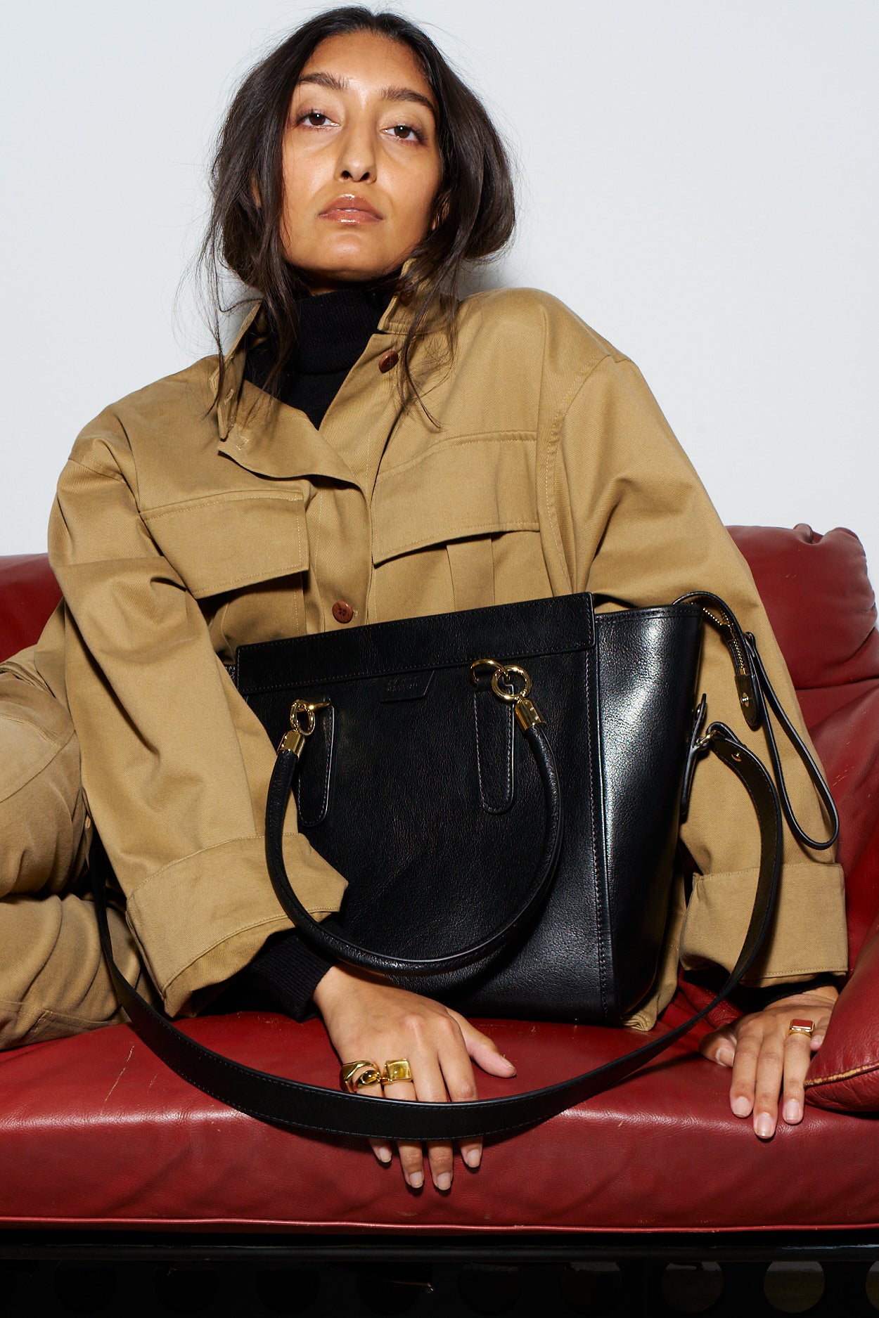 The Stacked Jacket in Chestnut