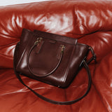The Trap Tote in Oxblood