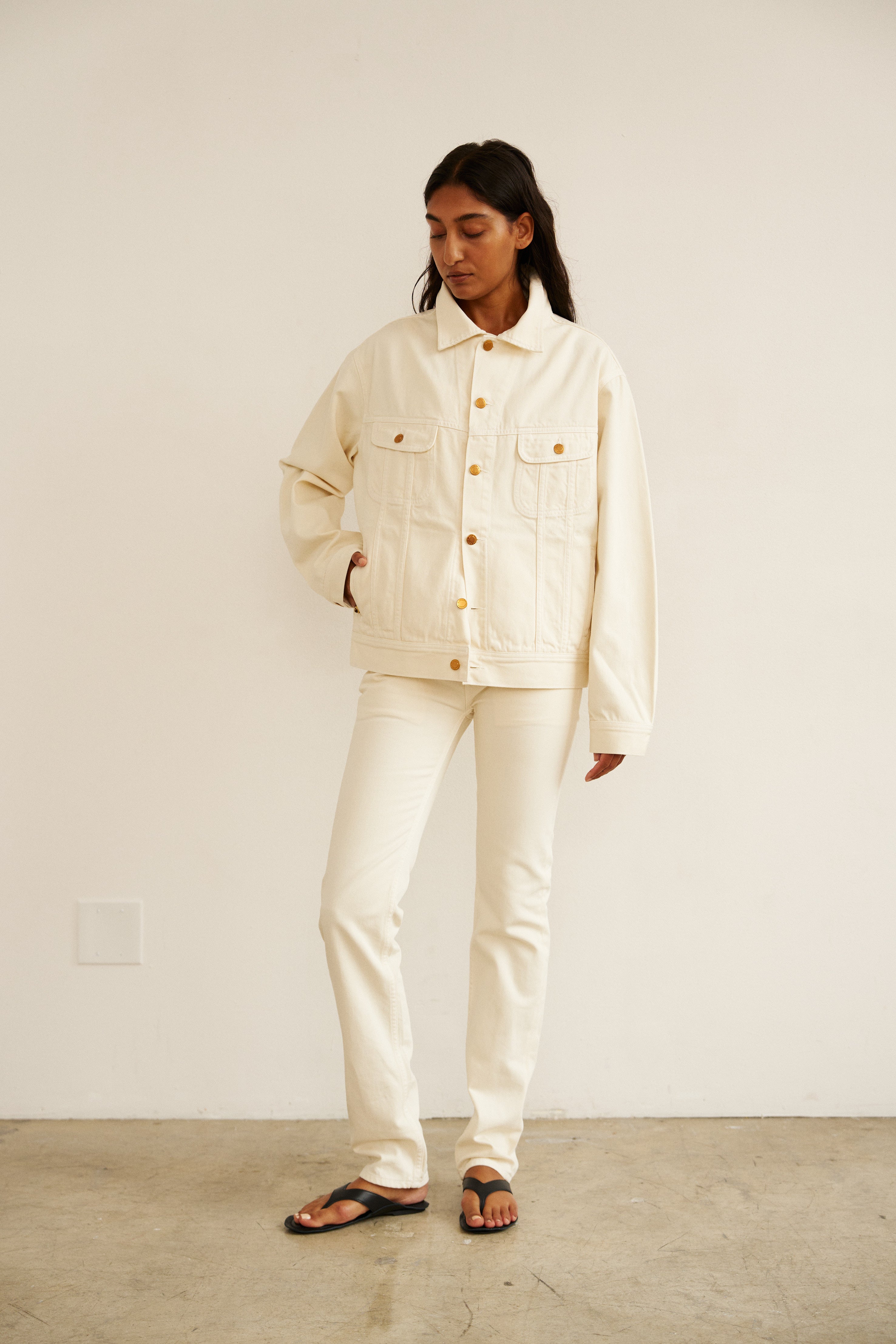 The Loverboy Jacket in Ecru