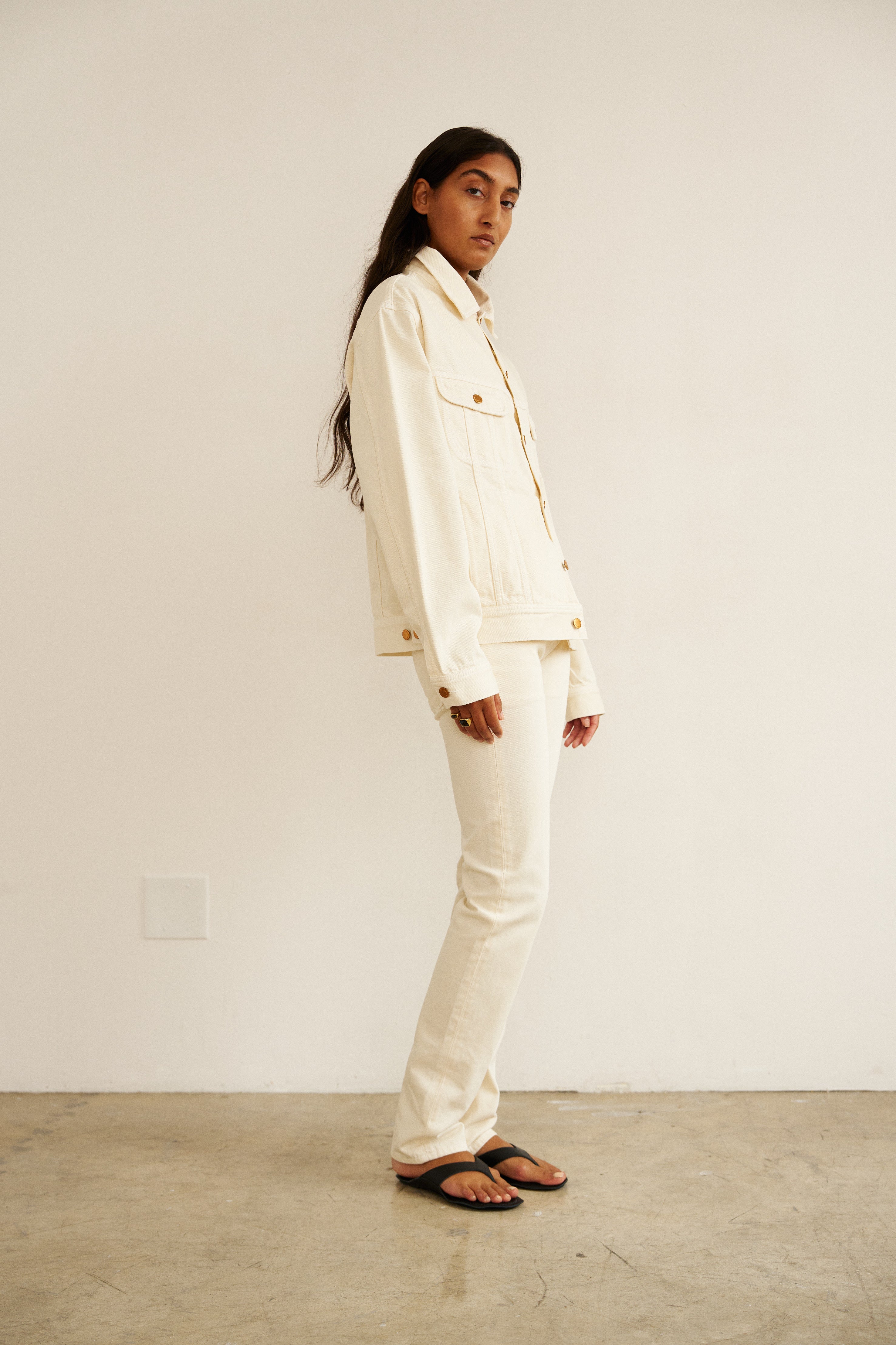 The Loverboy Jacket in Ecru