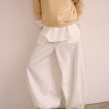 The Balloon Pant in White