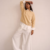 The Balloon Pant in White