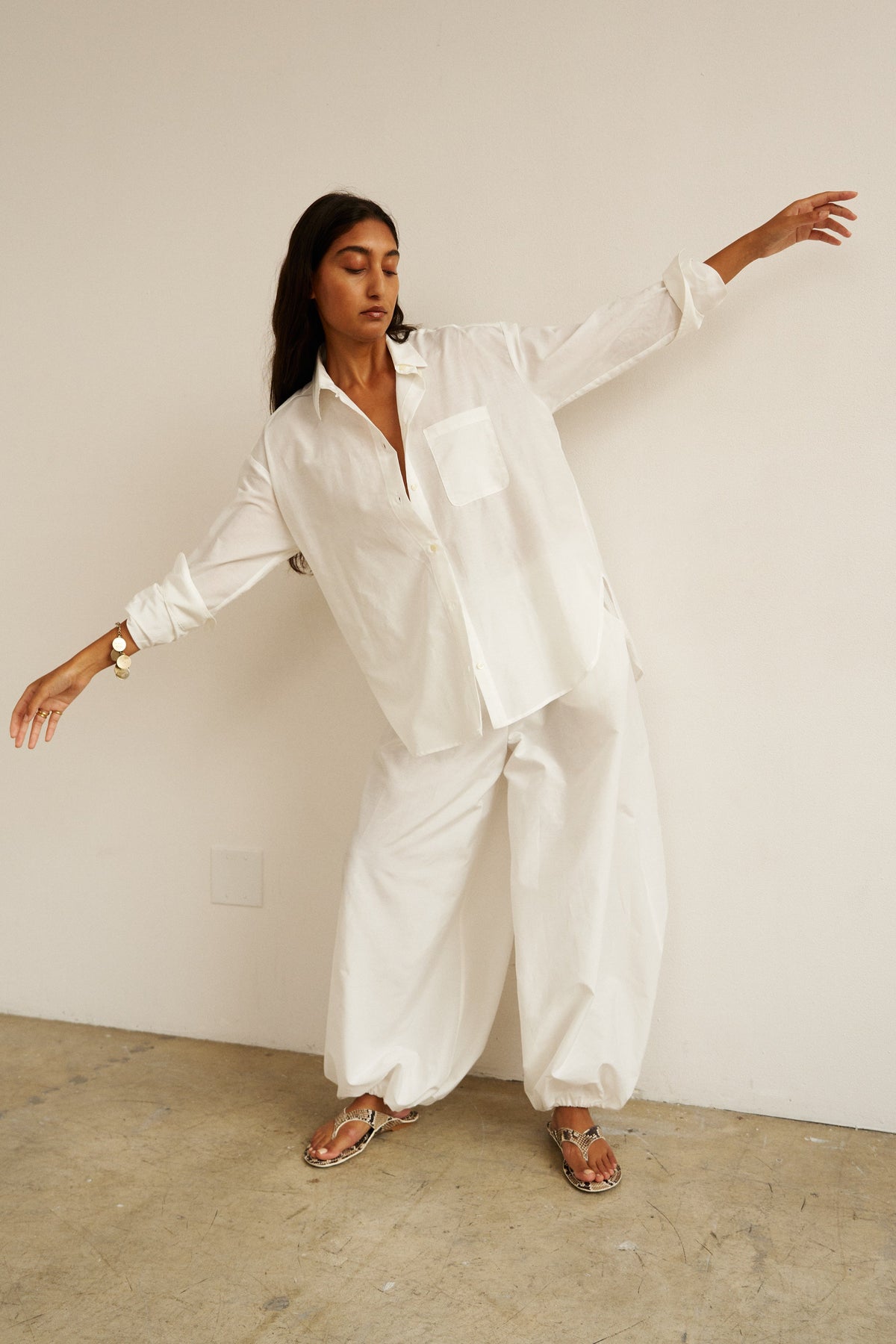 The Balloon Pant in White – Jamie Haller