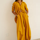 The Balloon Pant in Turmeric