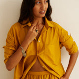 The Essential Shirt in Turmeric