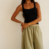 The Undershirt Rib Tank in Black