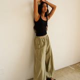 The Balloon Pant in Eucalyptus