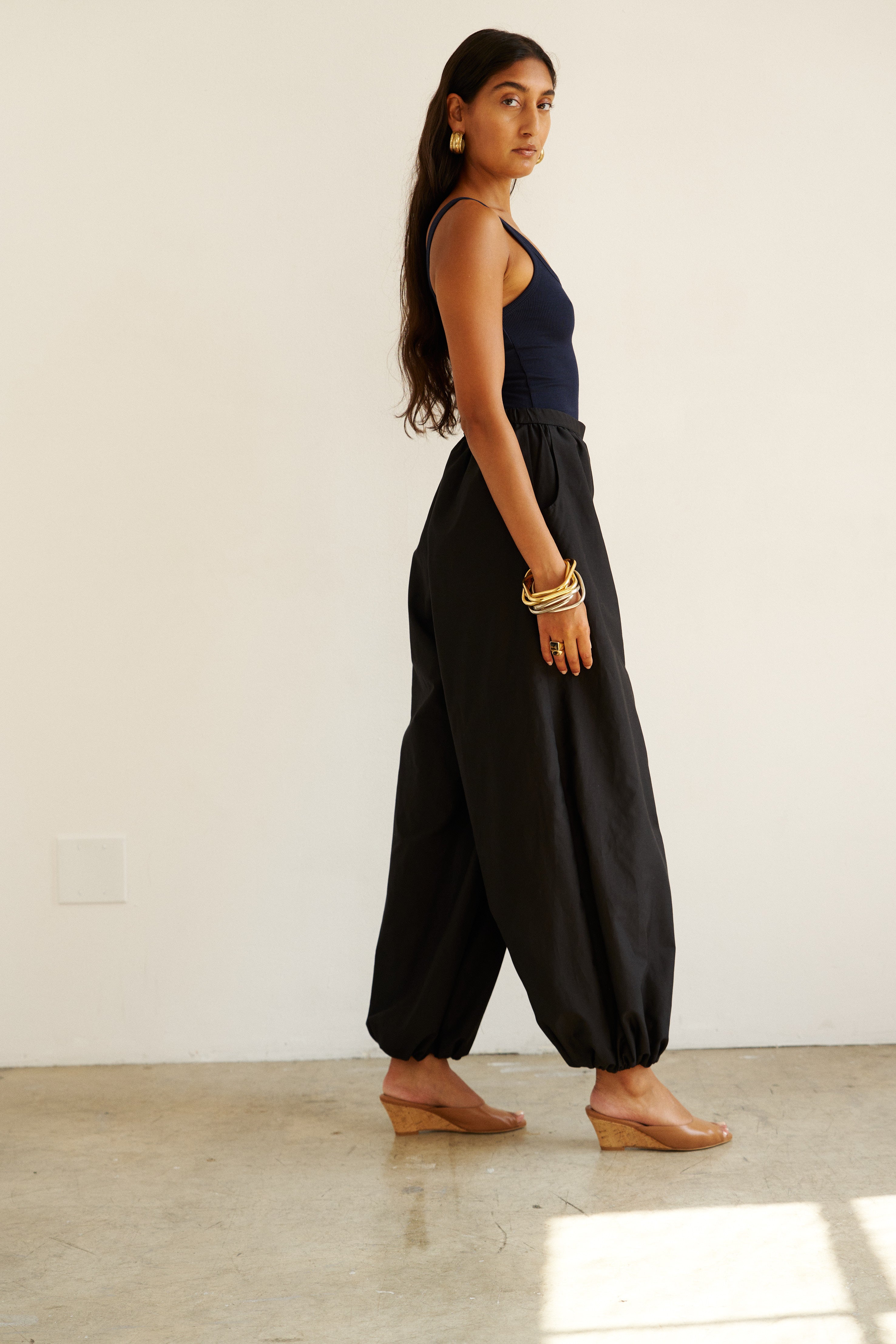 The Undershirt Rib Tank in Navy