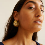 The Vera Hoop Earring in Gold