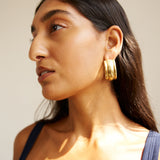 The Vera Hoop Earring in Gold