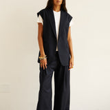 The Walking Sandal Sneaker in Black