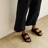 The Walking Sandal Sneaker in Black