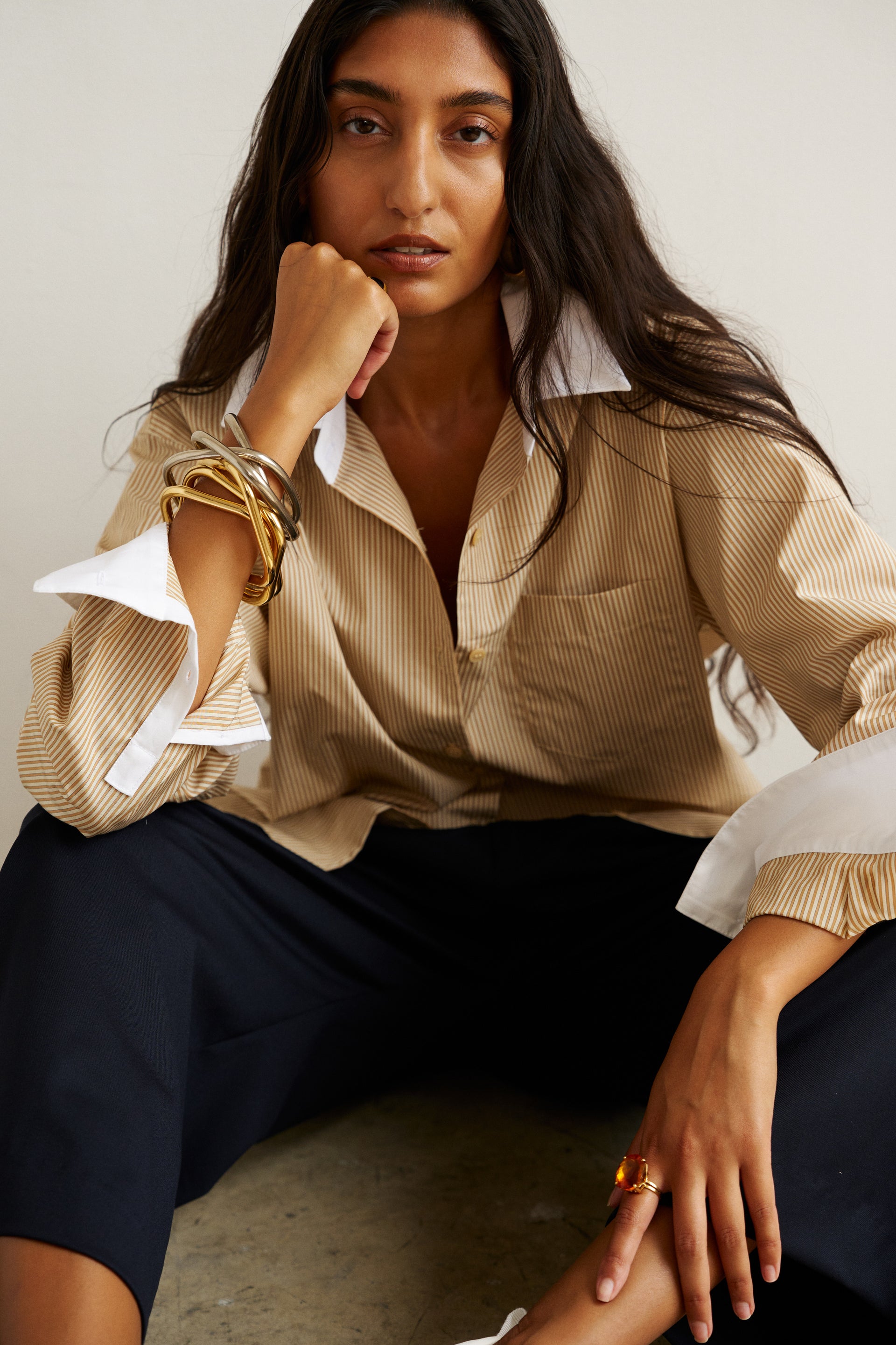 Weekend Shirt Honey Stripe