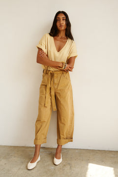 The Karate Pant in Tan