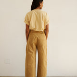 The V Tee in Butter